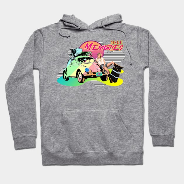 Make Memories - Retro Road Trip Hoodie by By Diane Maclaine